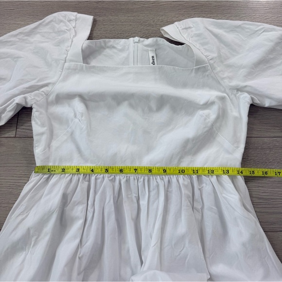 Emma Knudsen Charlotte White Midi Dress - Picture 11 of 12